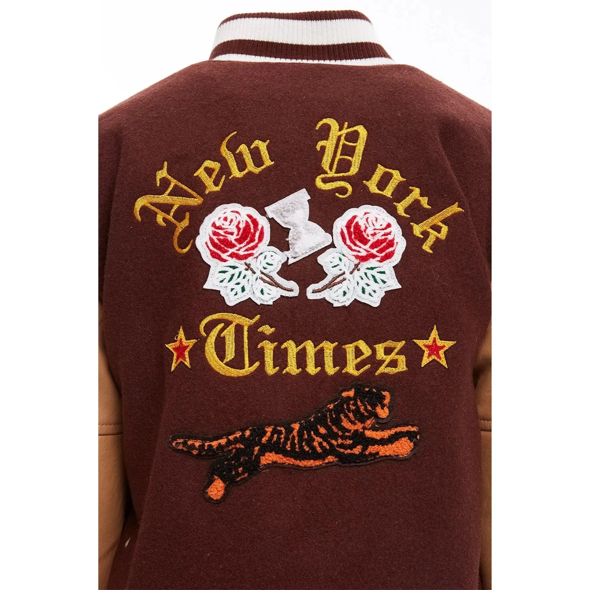 Jordan Craig Boys Empire City Varisty Jacket (Ruby)