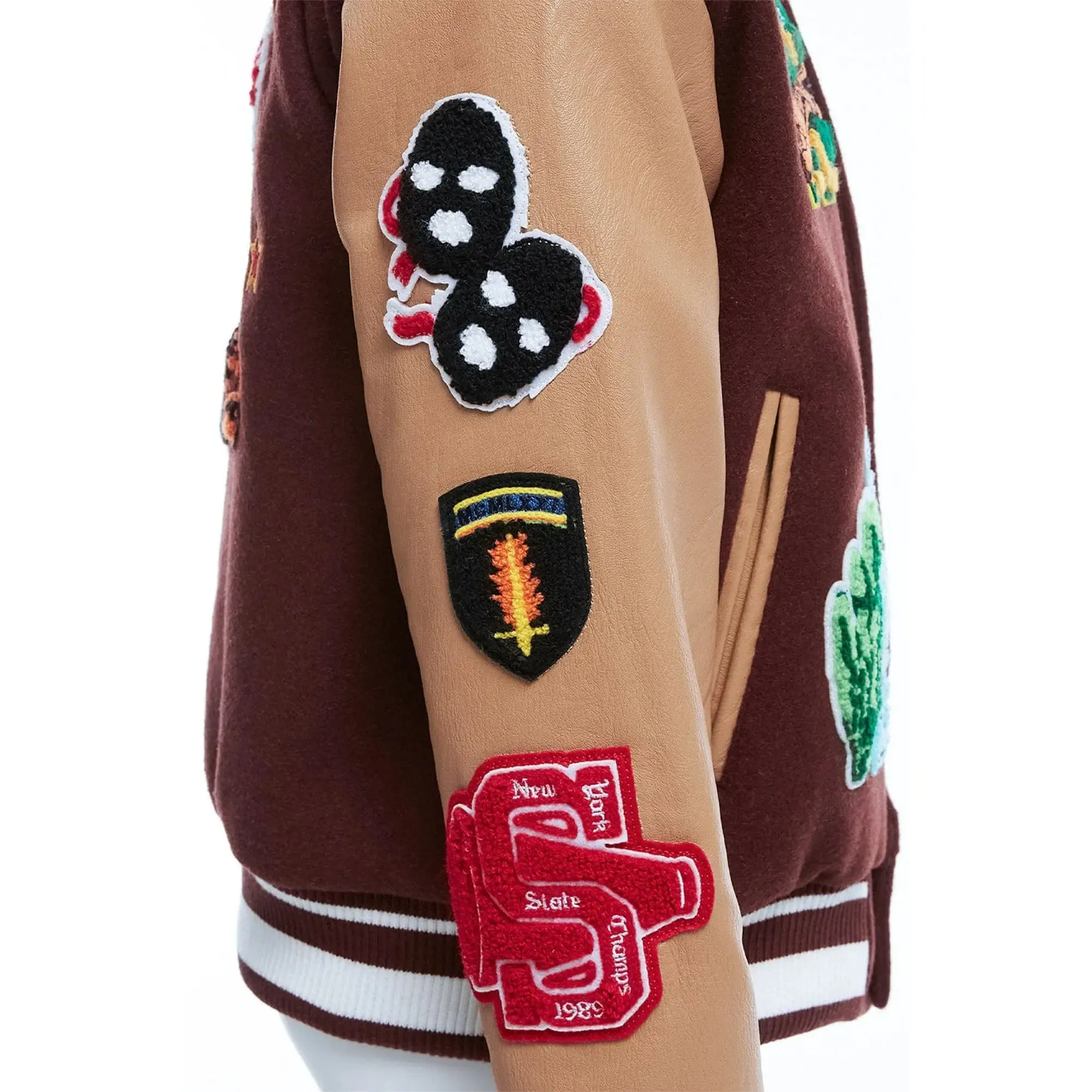 Jordan Craig Boys Empire City Varisty Jacket (Ruby)