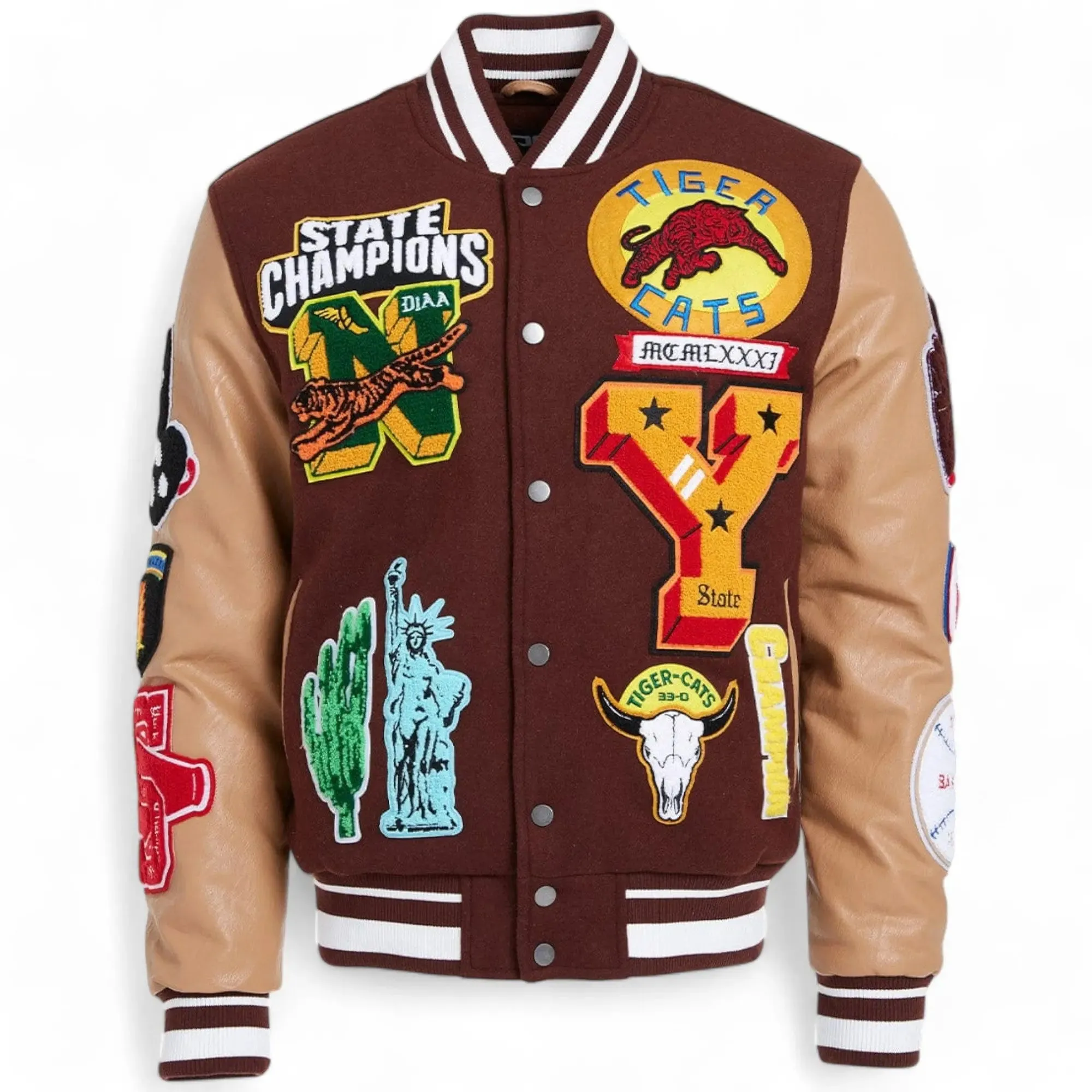 Jordan Craig Men Varsity Jacket  Empire City (Ruby)
