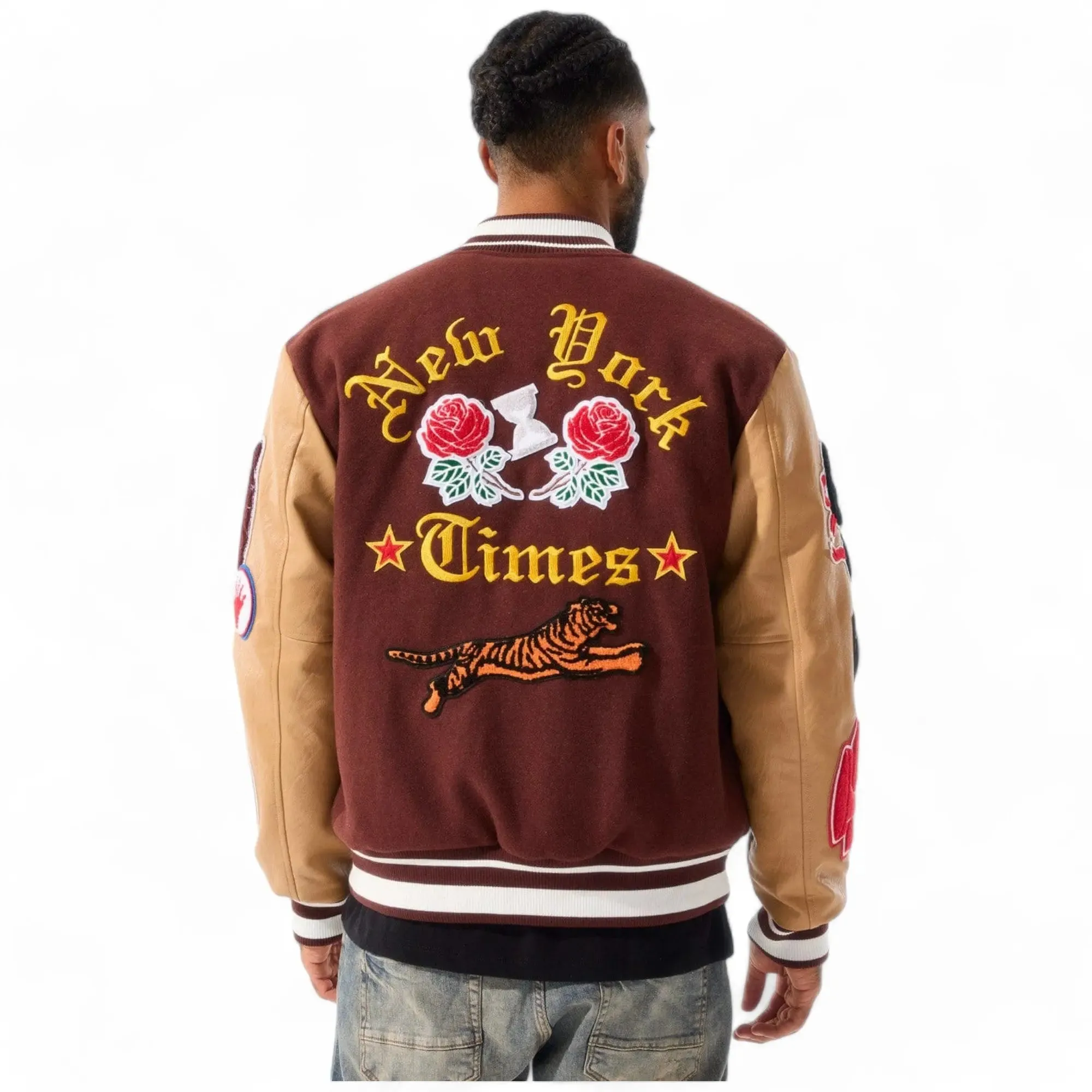 Jordan Craig Men Varsity Jacket  Empire City (Ruby)