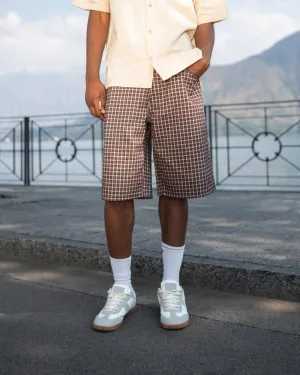 Jorts Checkered Pattern