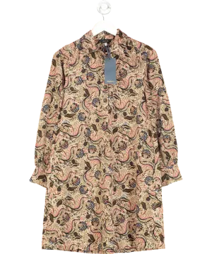 joules Multicoloured Maple Chord Shirt Dress UK 6