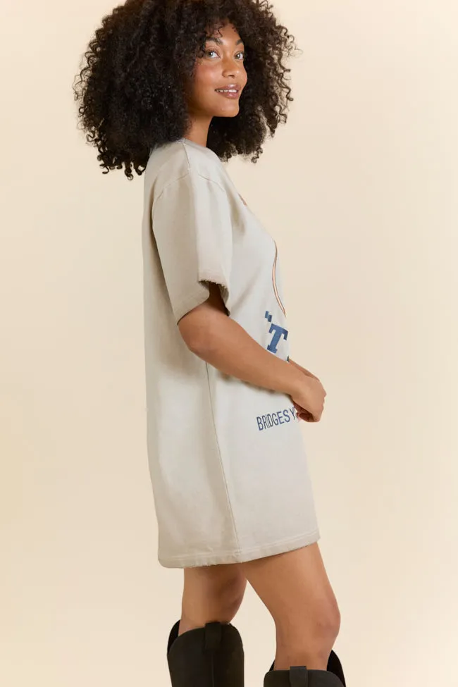 Journey Of West Tan T-Shirt Dress