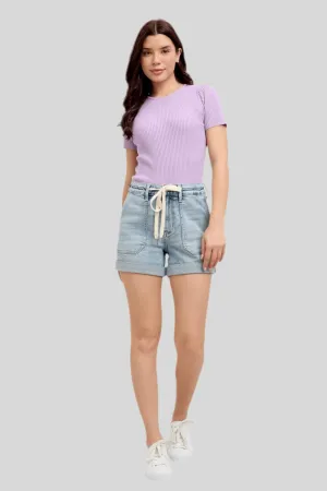 Judy Blue Easy Tie Denim Shorts