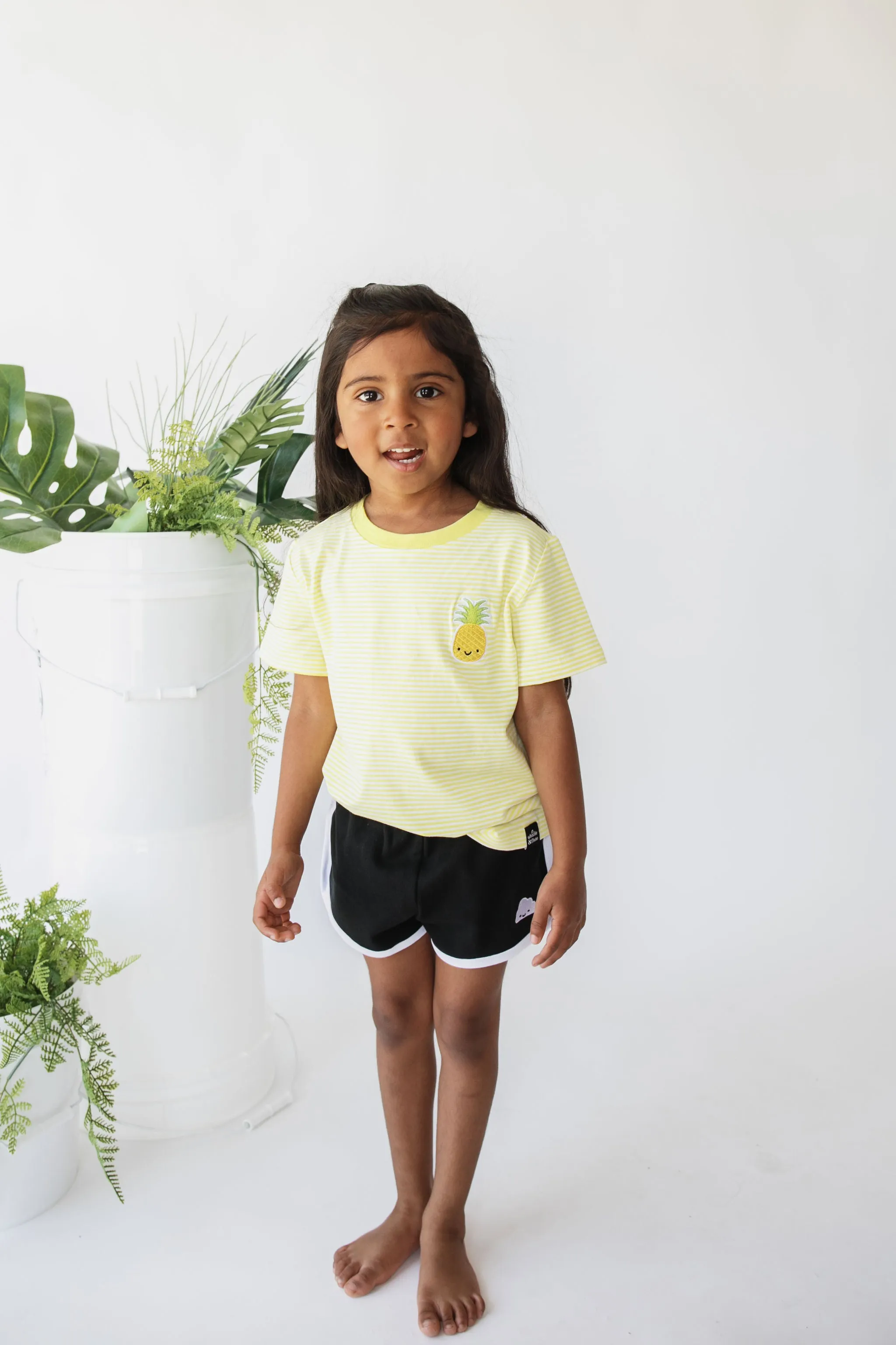 Kawaii Pineapple Striped T-Shirt