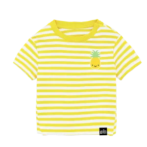 Kawaii Pineapple Striped T-Shirt