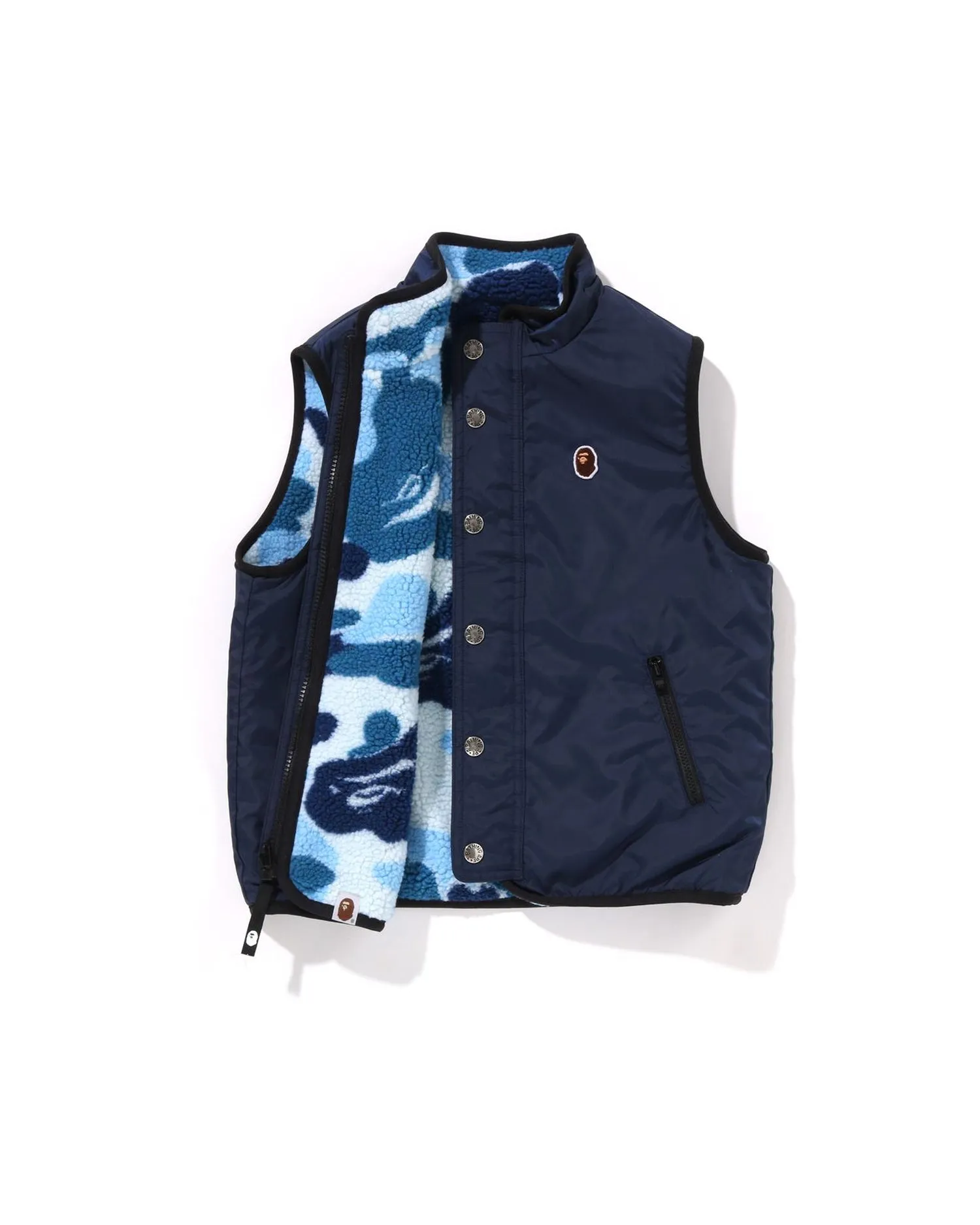 Kids Abc Camo Boa Ripstop Reversible Vest