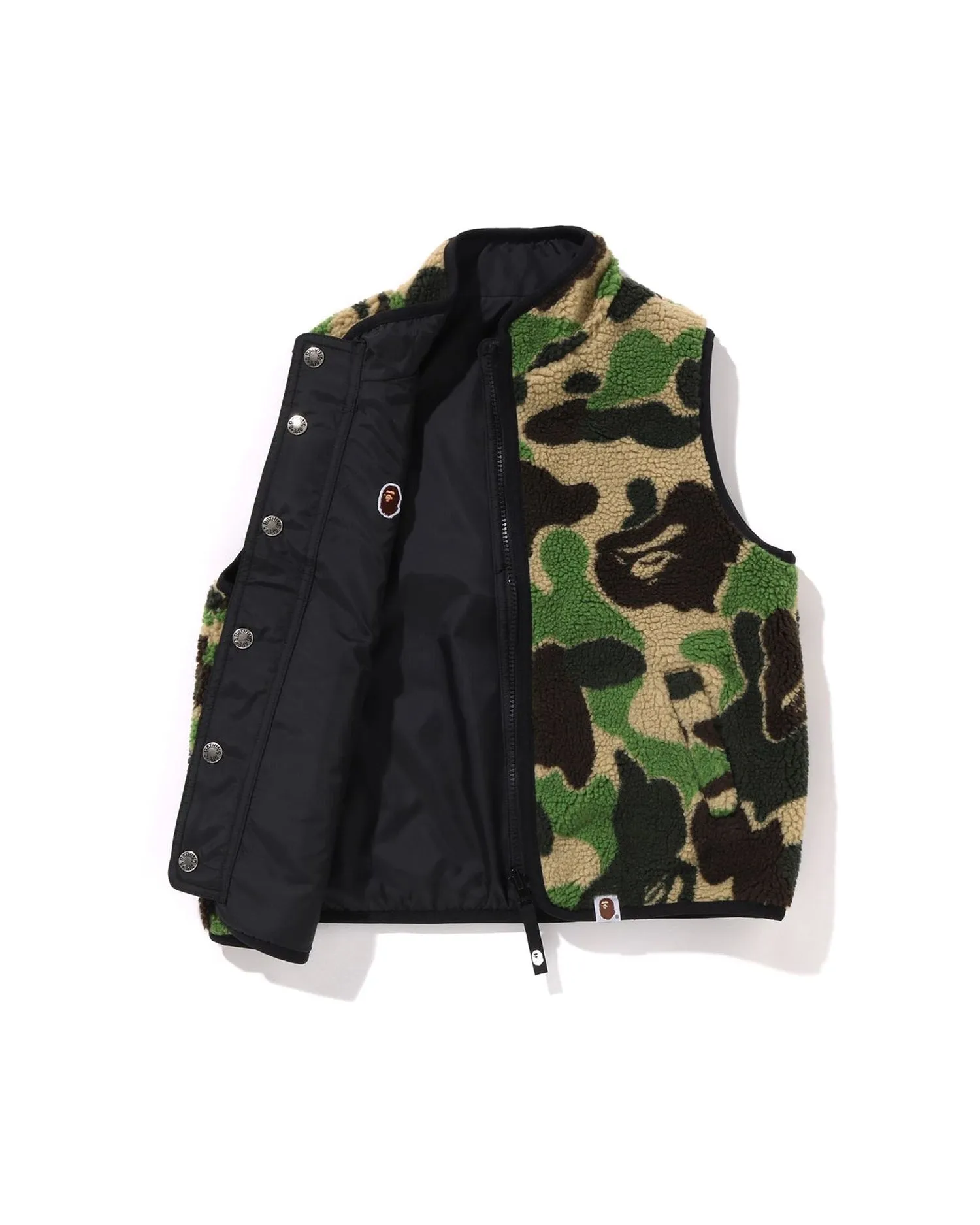 Kids Abc Camo Boa Ripstop Reversible Vest
