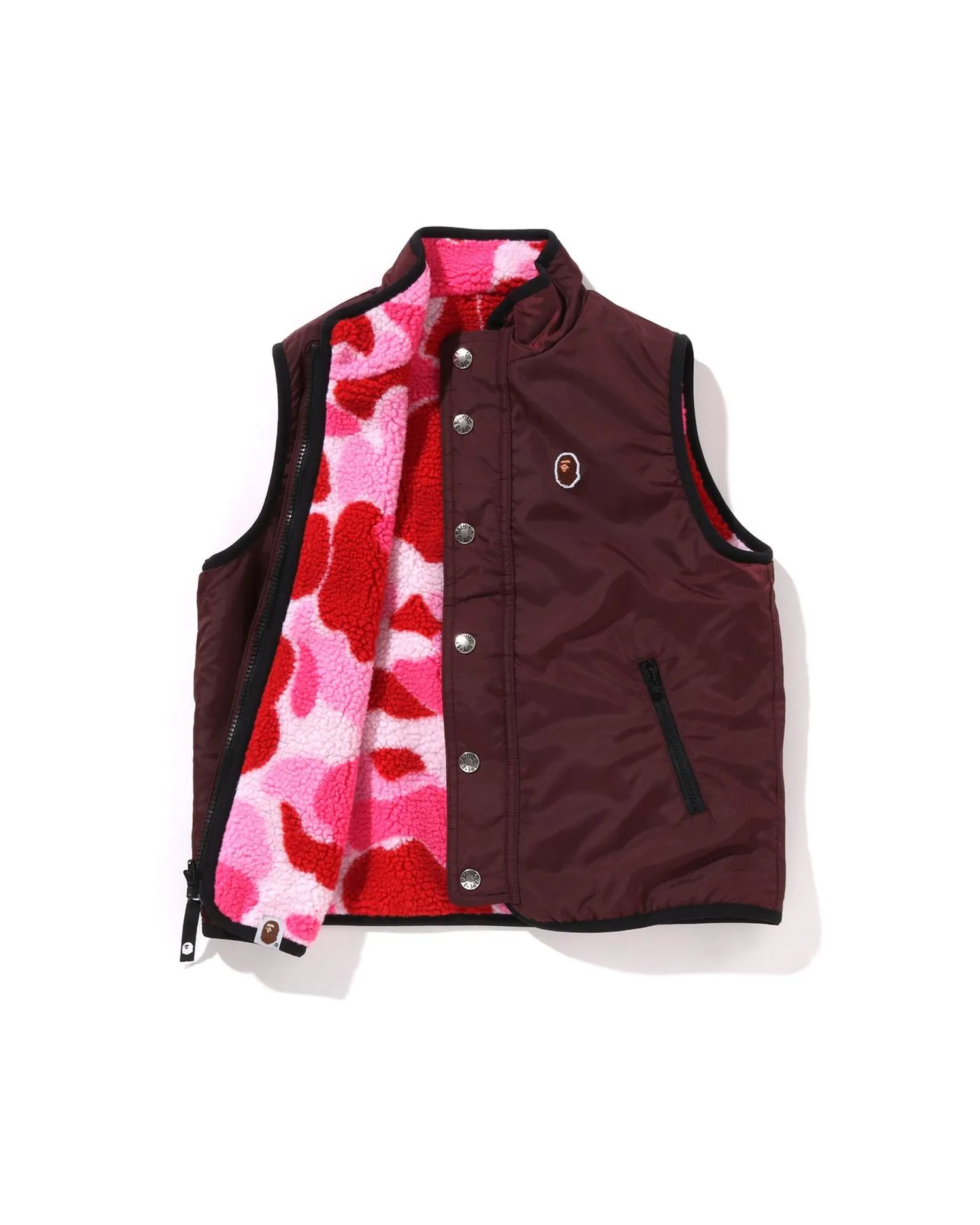 Kids Abc Camo Boa Ripstop Reversible Vest