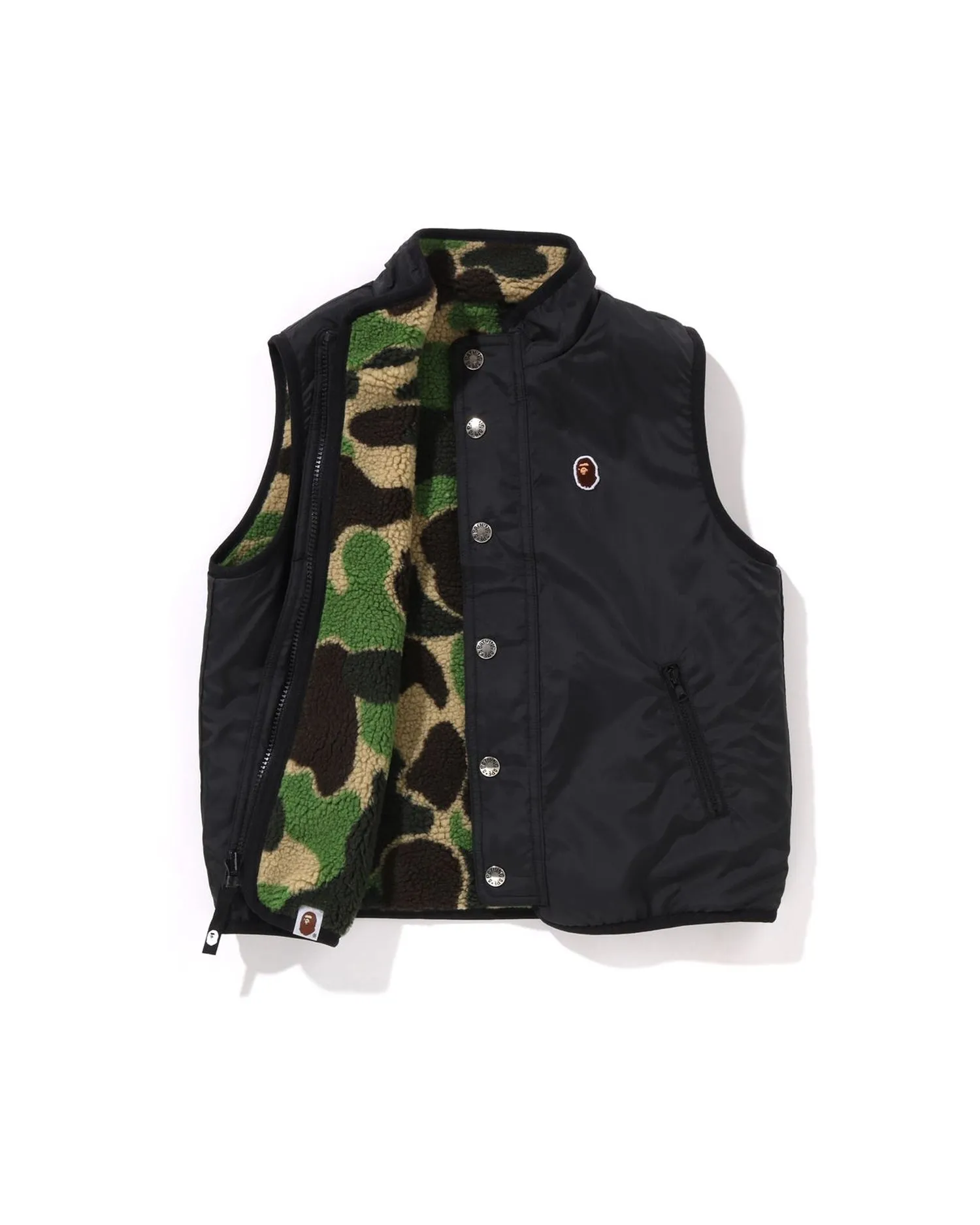 Kids Abc Camo Boa Ripstop Reversible Vest