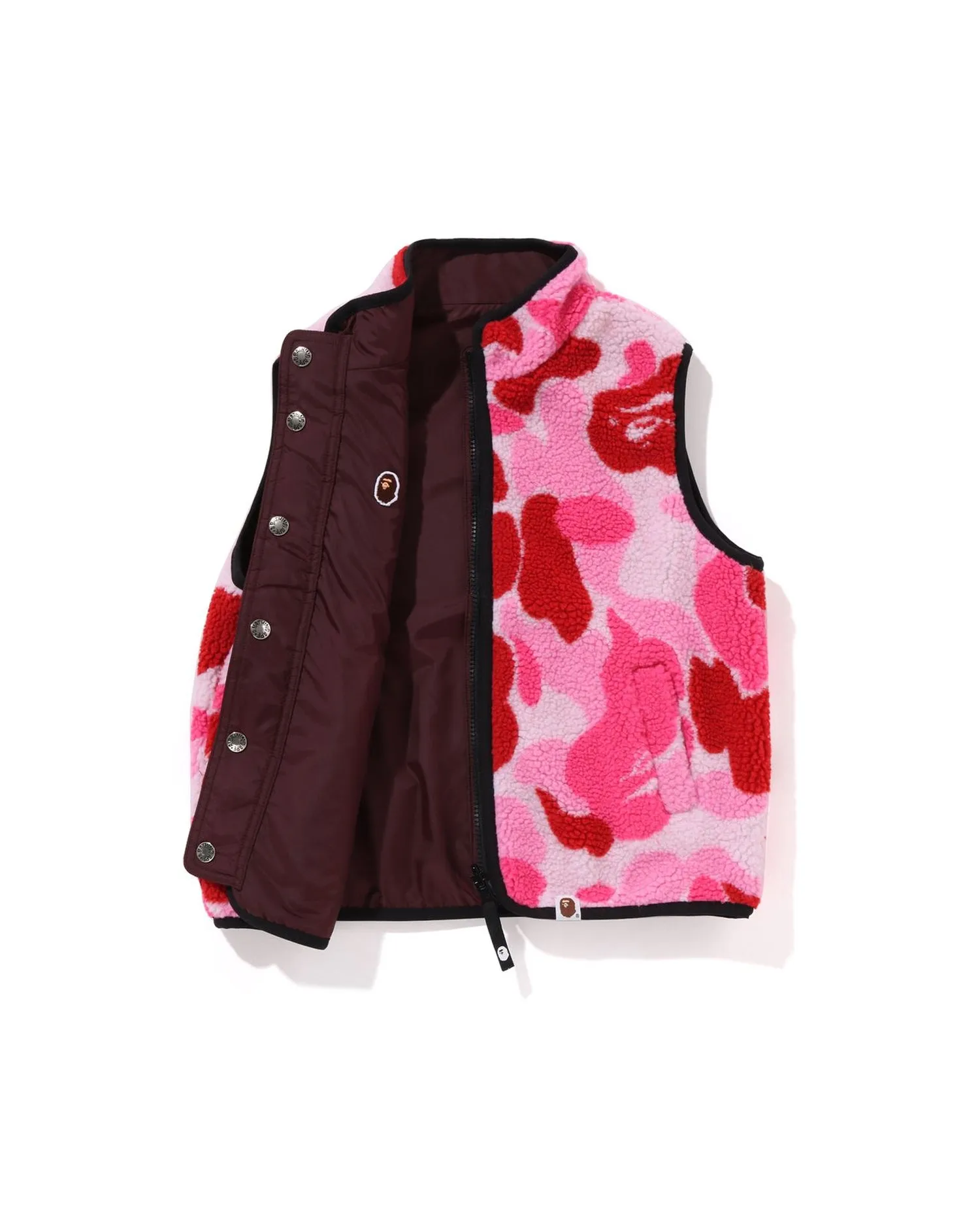 Kids Abc Camo Boa Ripstop Reversible Vest