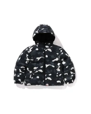 Kids City Camo Reversible Hoodie Down Jacket