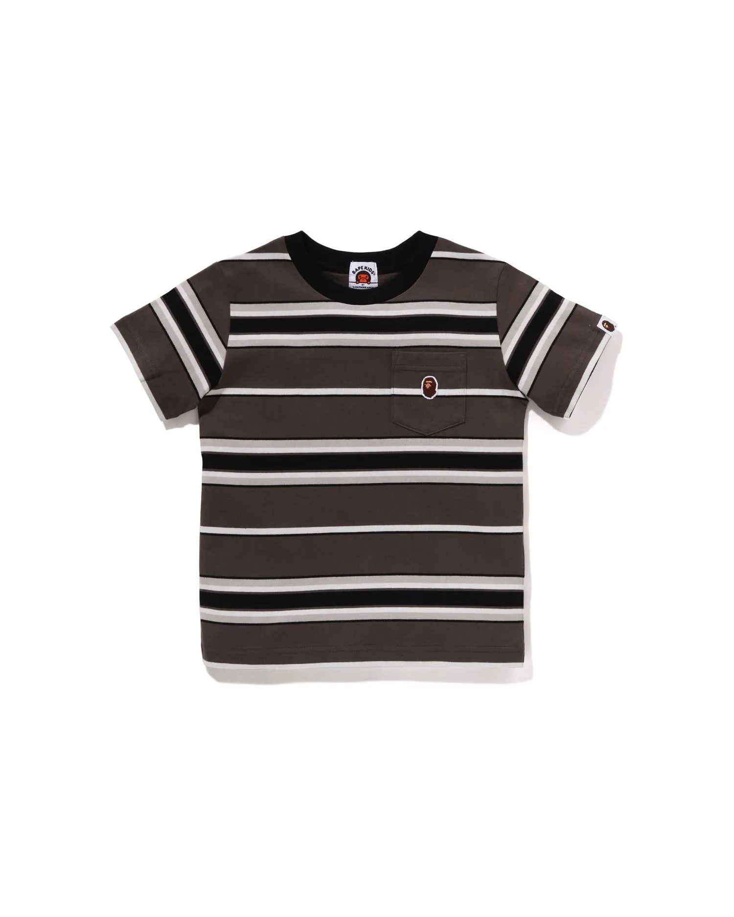 Kids One Point Stripe Pocket Tee