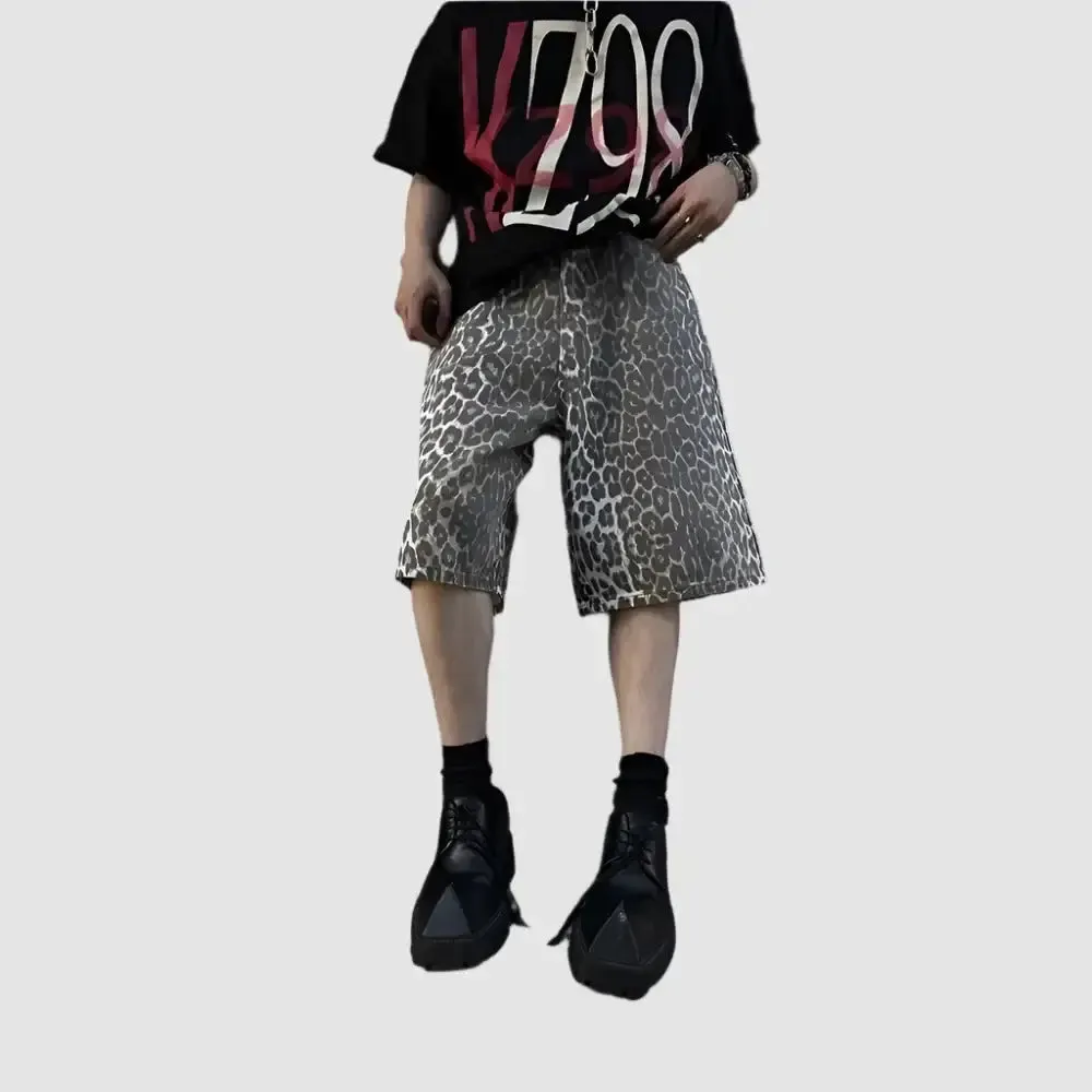 Knit Leopard shorts