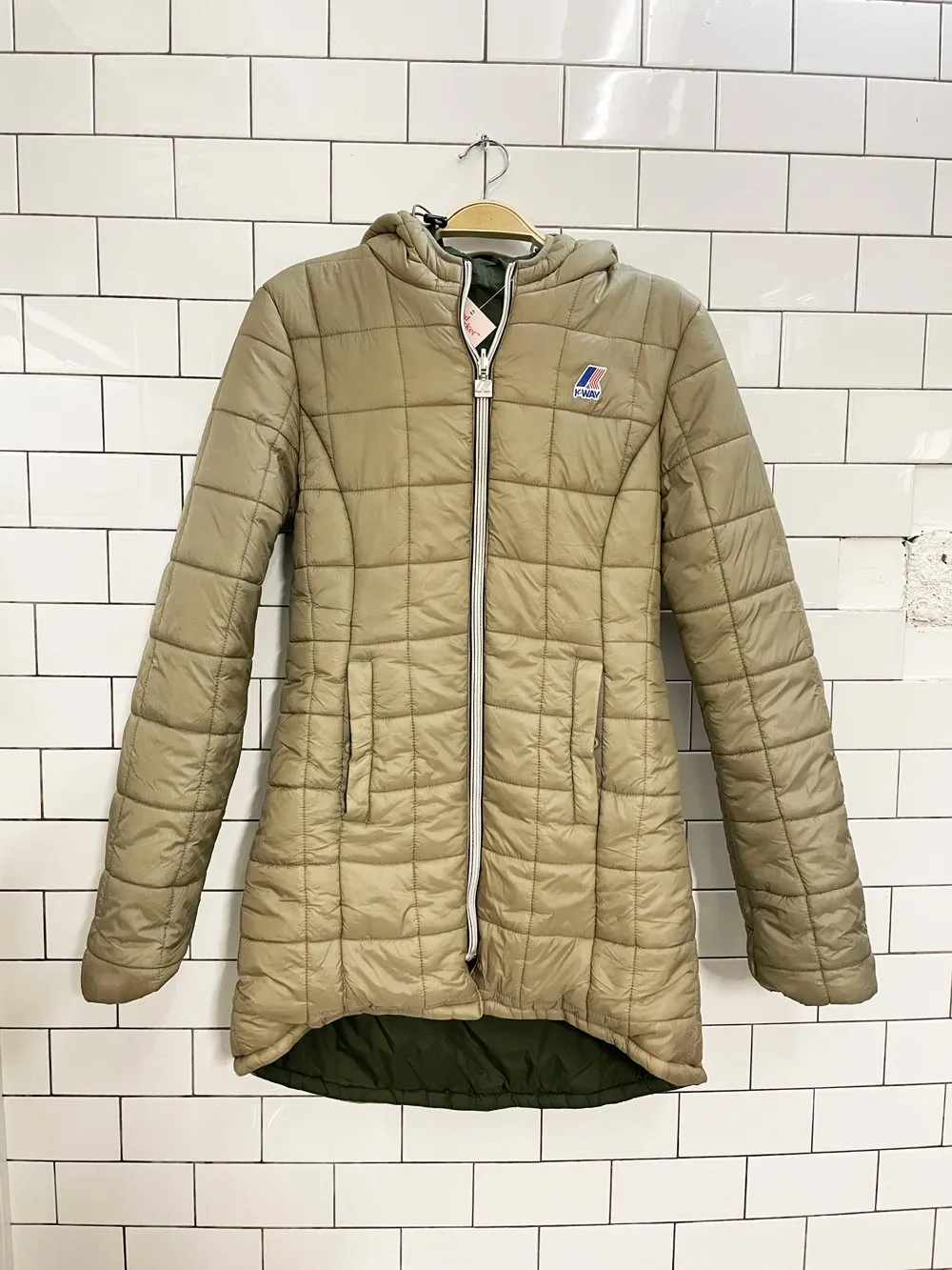 kway reversible puffer coat