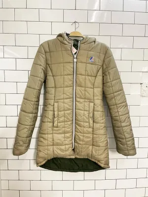 kway reversible puffer coat