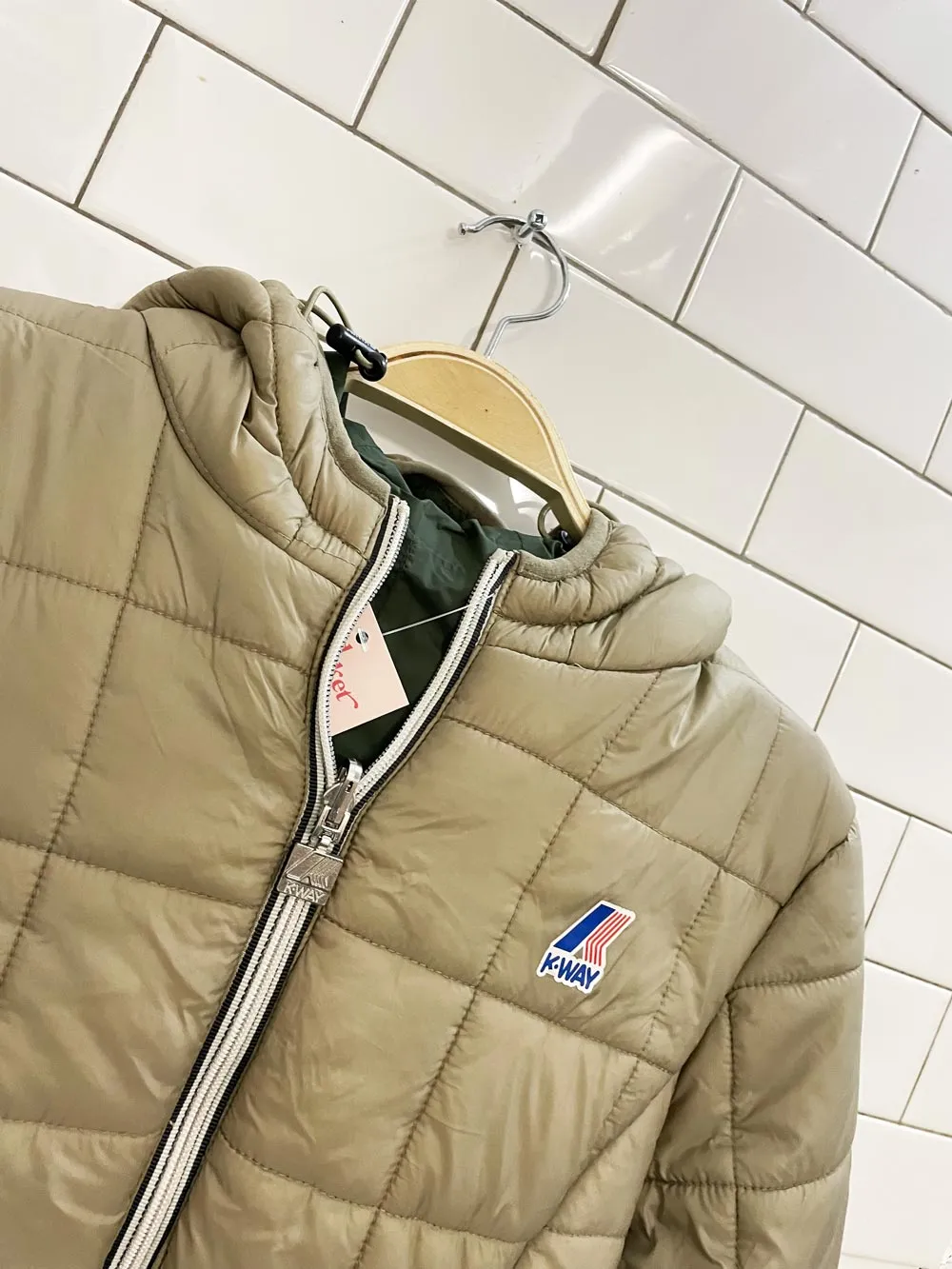 kway reversible puffer coat