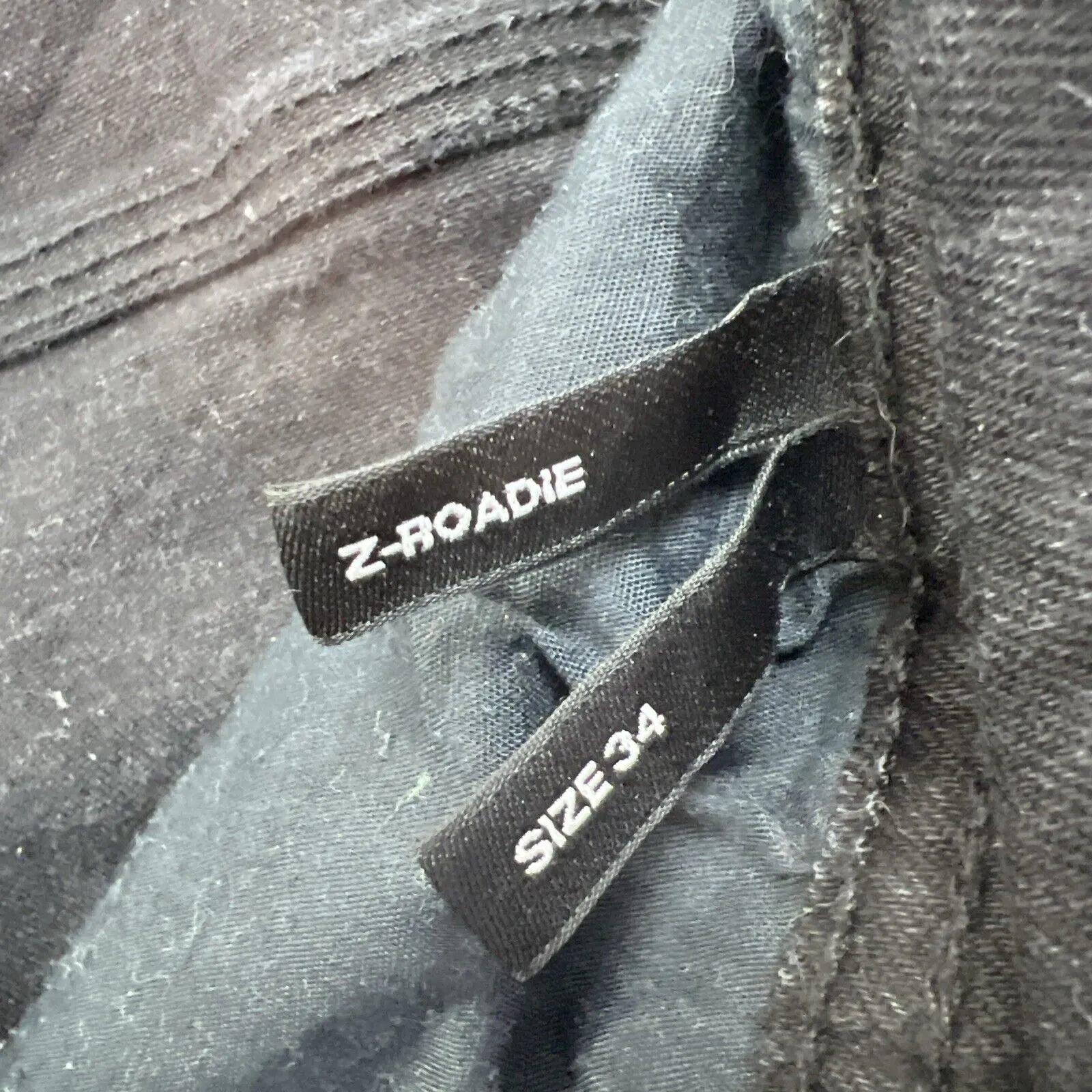 LEE Denim Mens Black Denim Z-Roadie Shorts Size 34