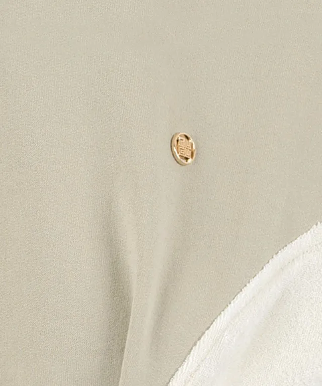 LENUCU Corset Sweatshirt - Beige