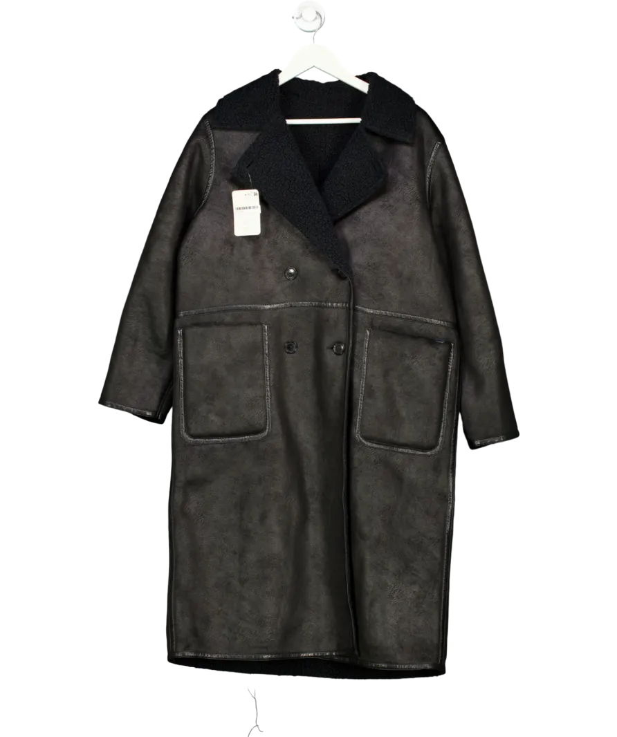 levis Black Naomi Reversible Coat UK L