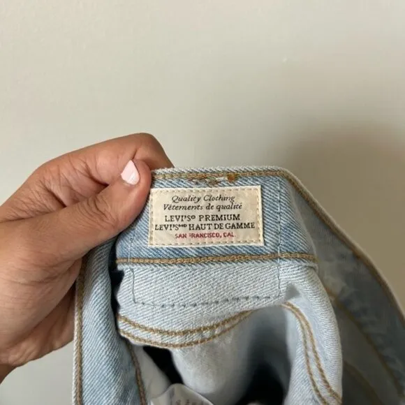 Levi’s High  Waisted 501 Jean Shorts