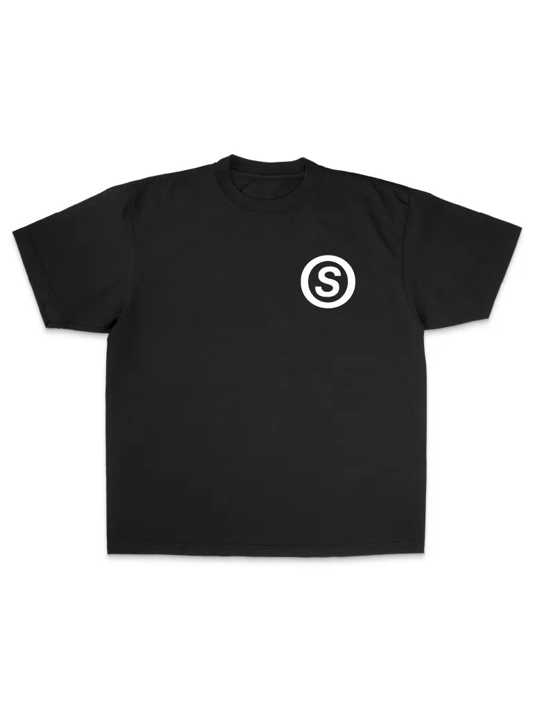 Life Is What You Make It Oversized Tee - Black