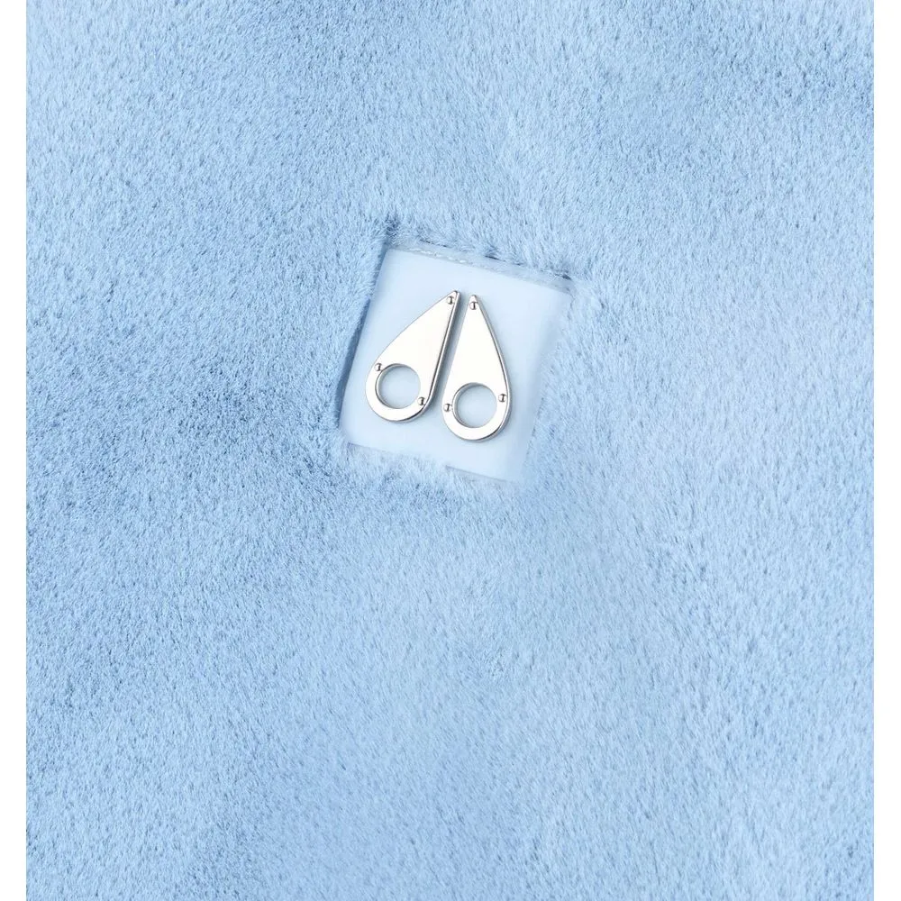 Light Blue Nylon Jackets & Coat