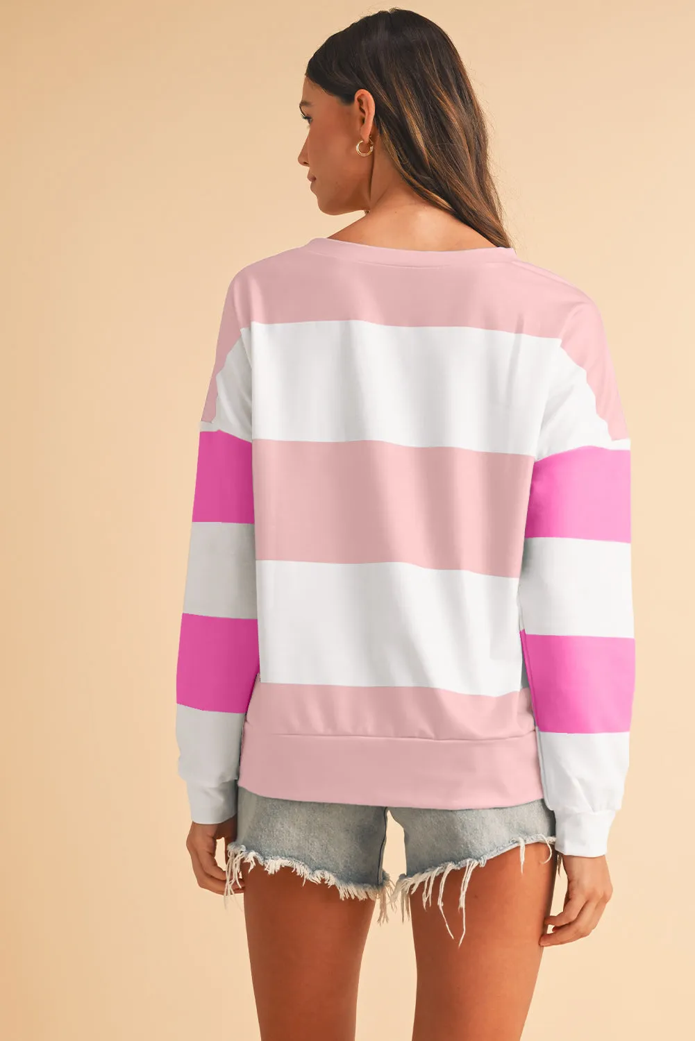 Lindsey,  Color block Drop Sleeve Top