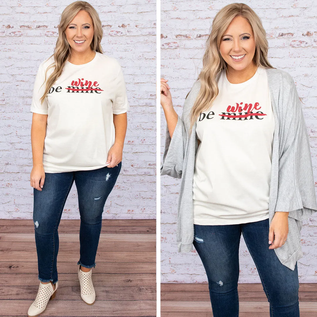 Live Love Wine Tee, White