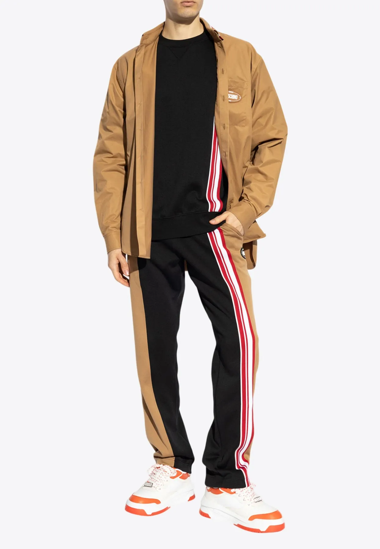 Logo Patch Crewneck Sweatshirt