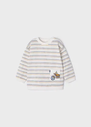 Long Sleeve Striped T-shirt | Corn