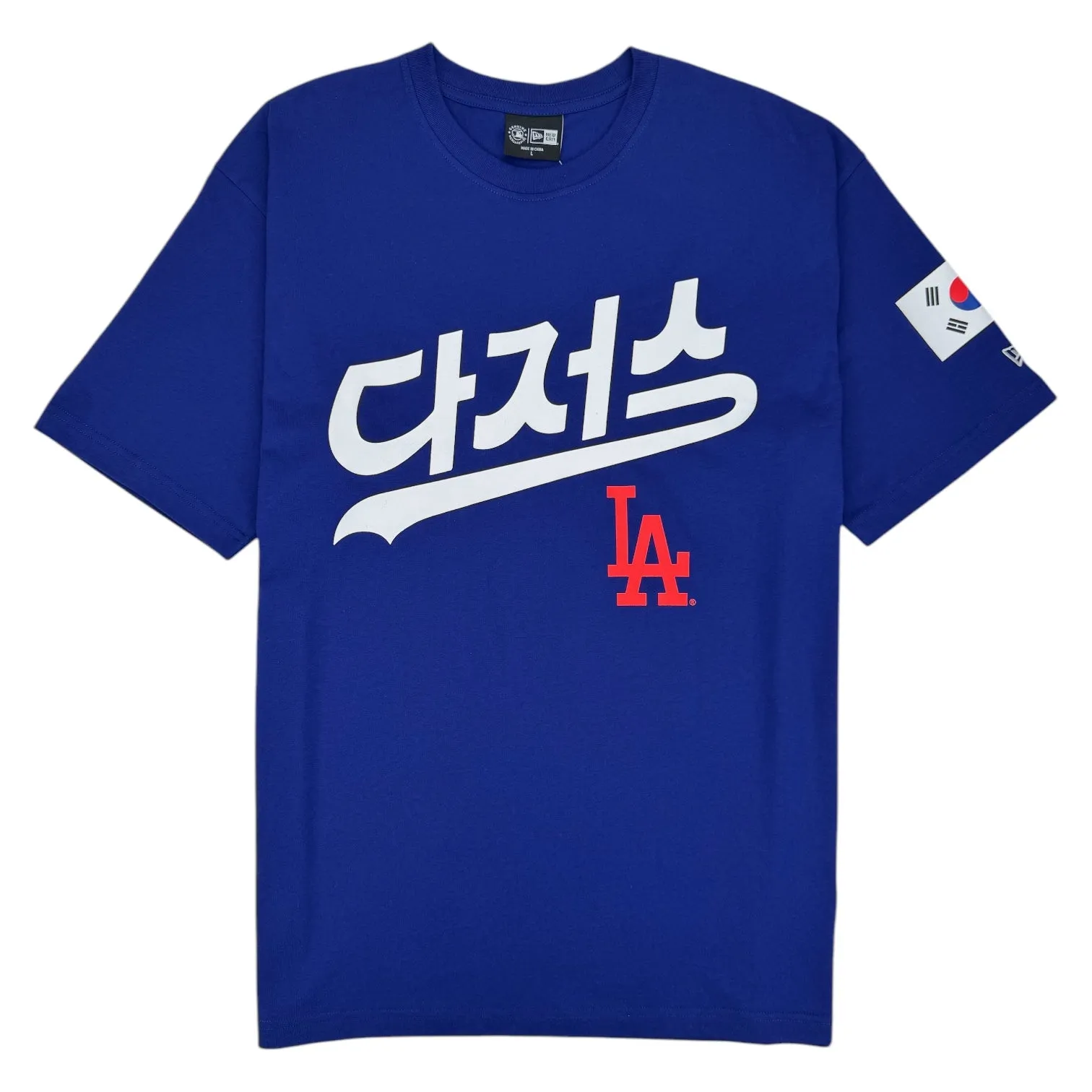 Los Angeles Dodgers "도저스" New Era OVERSIZED T-Shirt - Royal