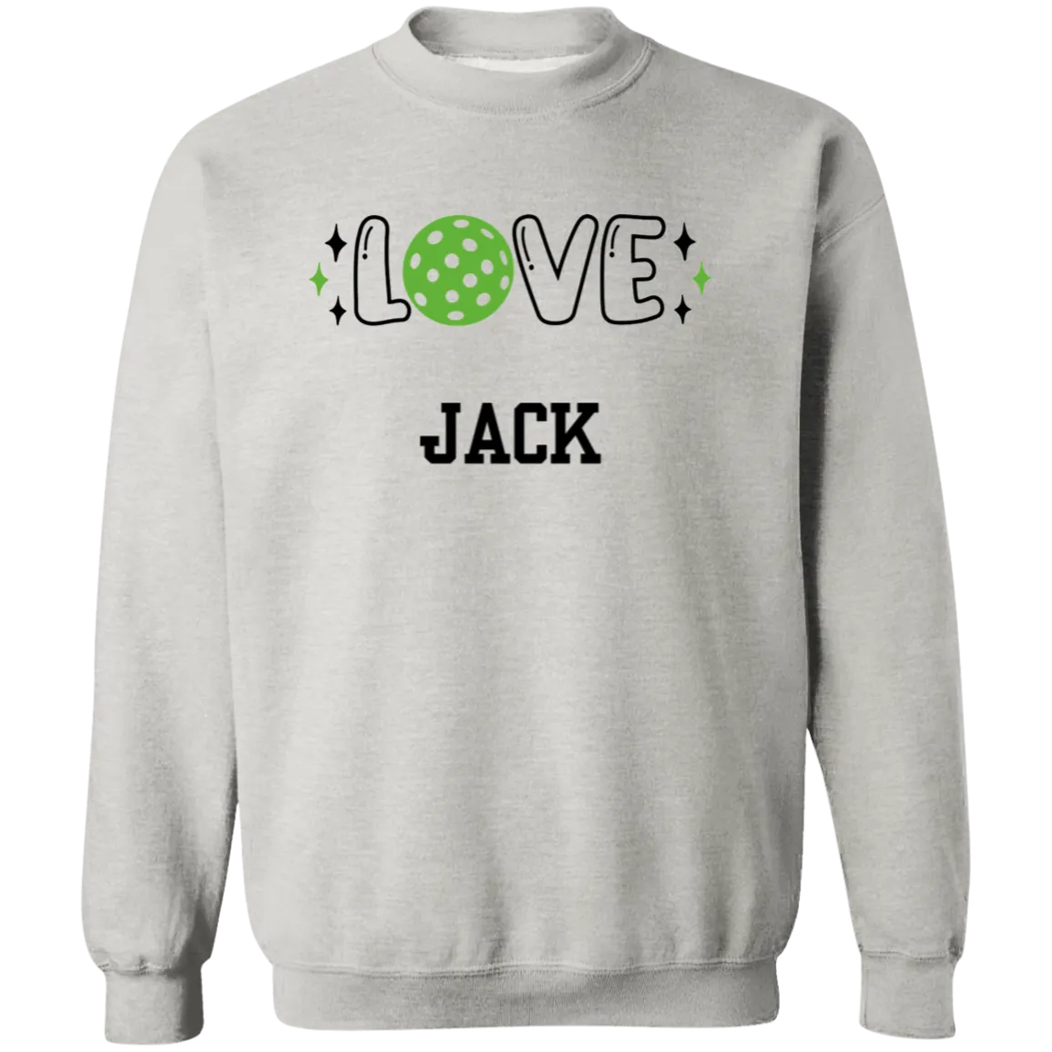 LOVE Pickleball Personalized  Pullover Sweatshirt