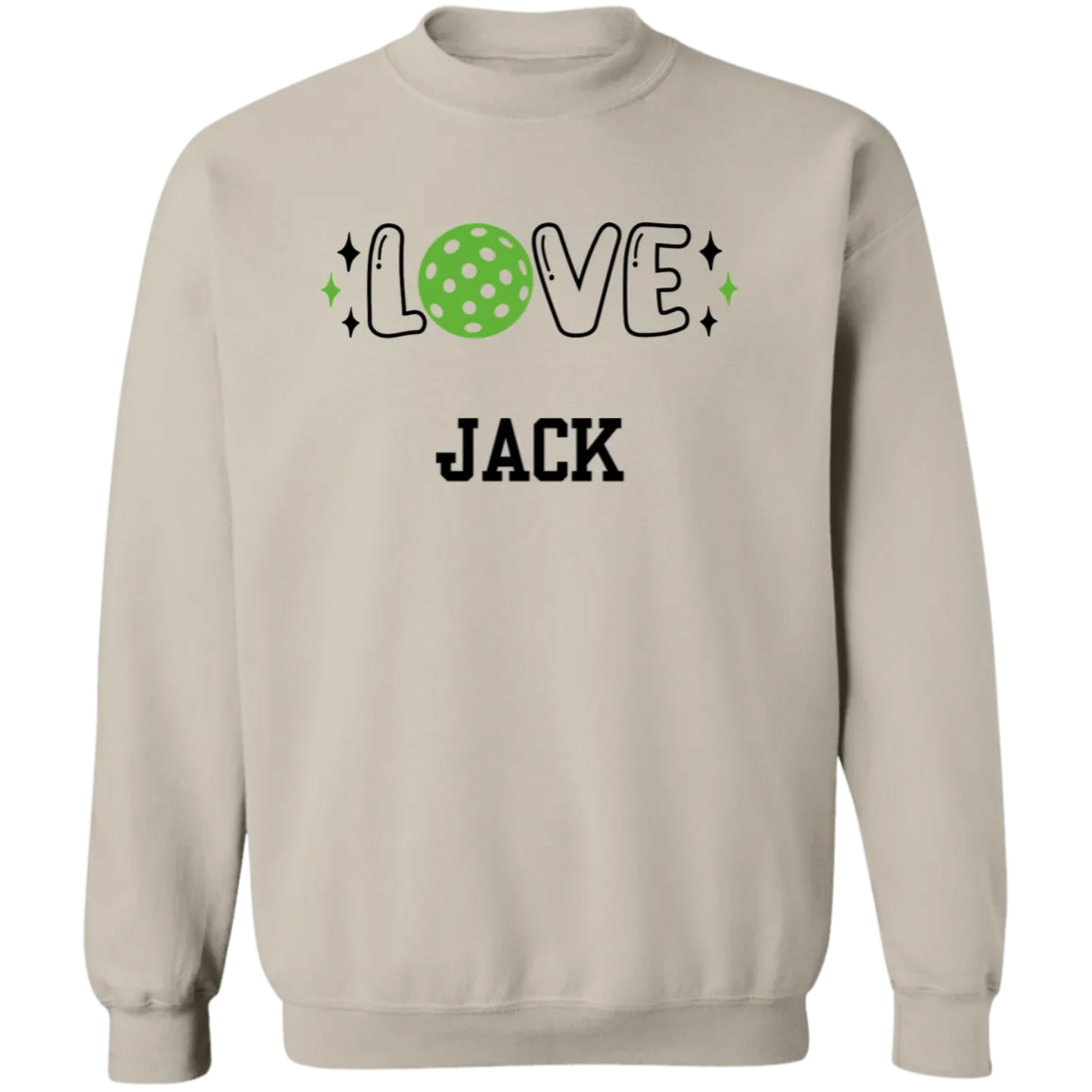 LOVE Pickleball Personalized  Pullover Sweatshirt