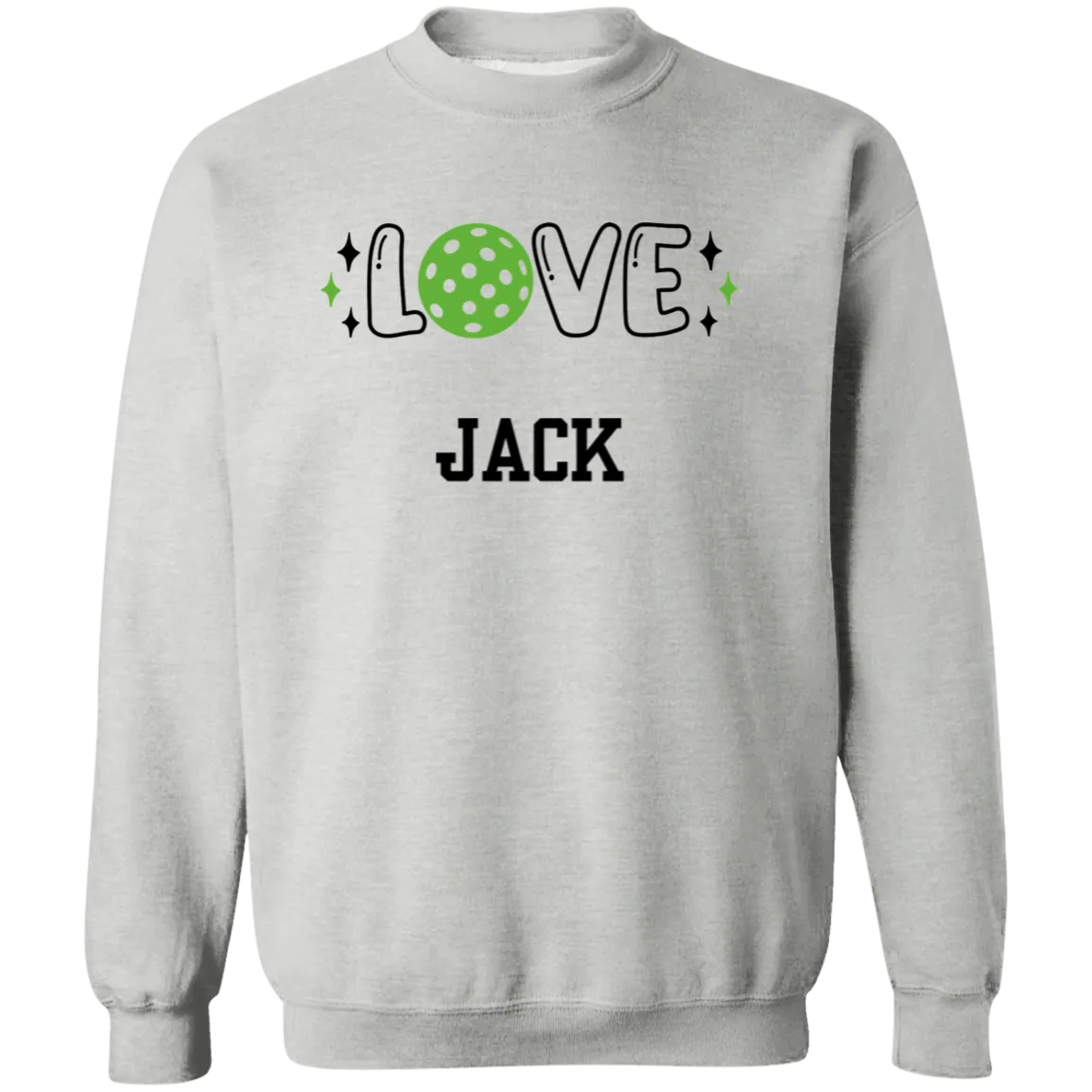 LOVE Pickleball Personalized  Pullover Sweatshirt