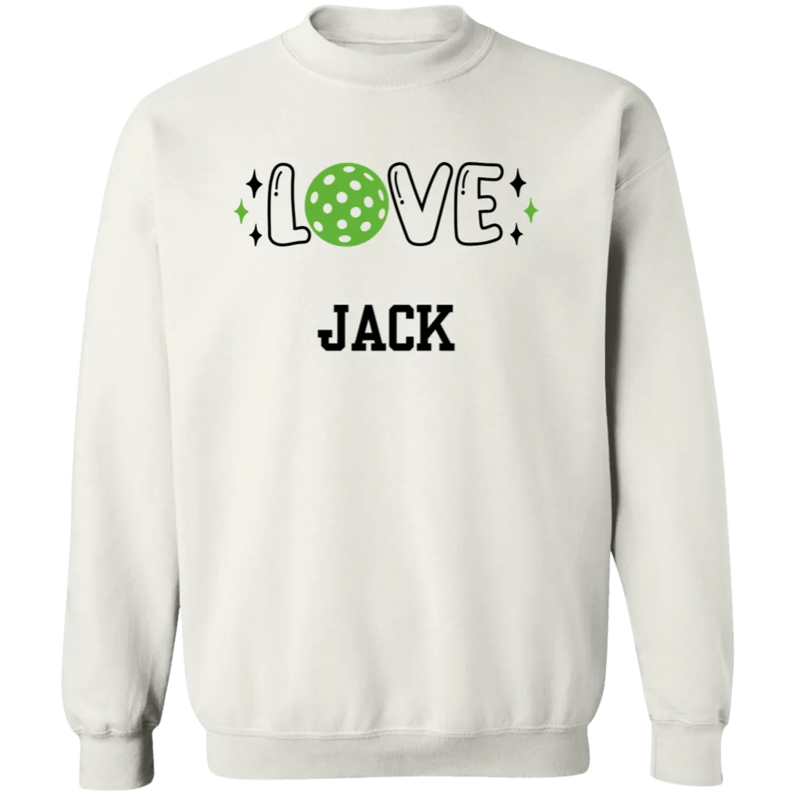 LOVE Pickleball Personalized  Pullover Sweatshirt