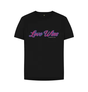 Love Wins women's relaxed fit 100% organic t shirt. Free UK postage
