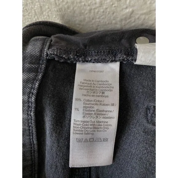 Madewell High-Rise Raw Hem Denim Shorts Lunar Wash