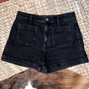 Madewell Sailor High Waisted Black Shorts