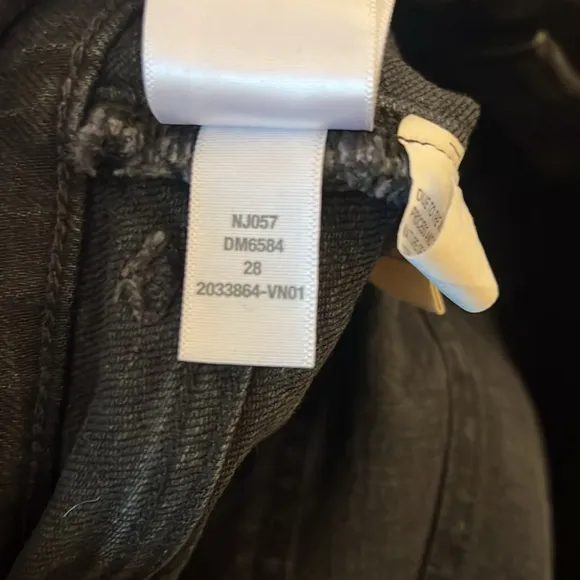 Madewell Sailor High Waisted Black Shorts