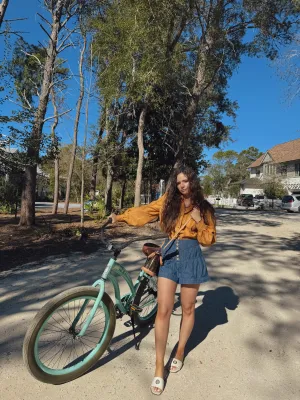 Maggie Dark Denim Shorts