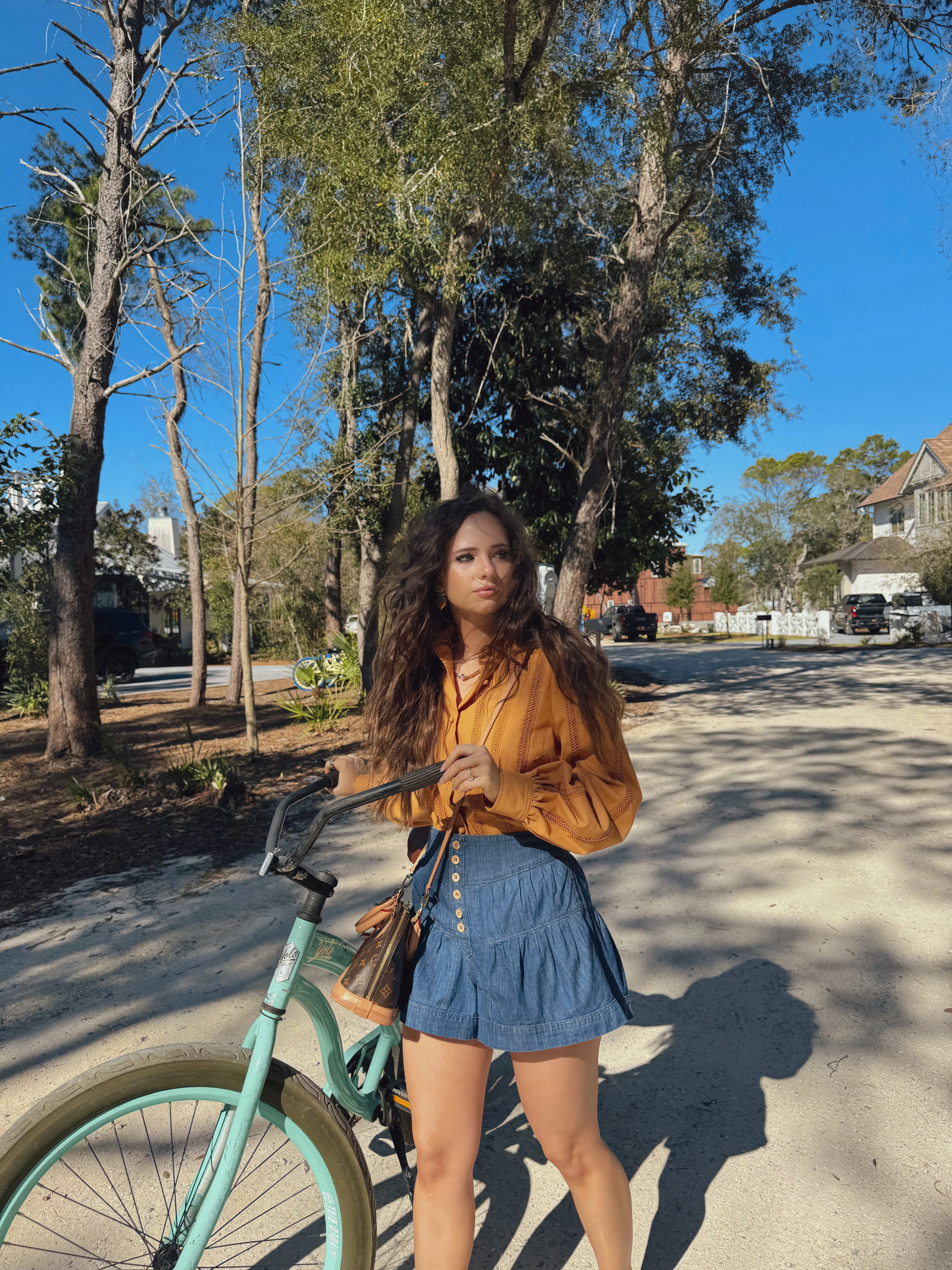 Maggie Dark Denim Shorts