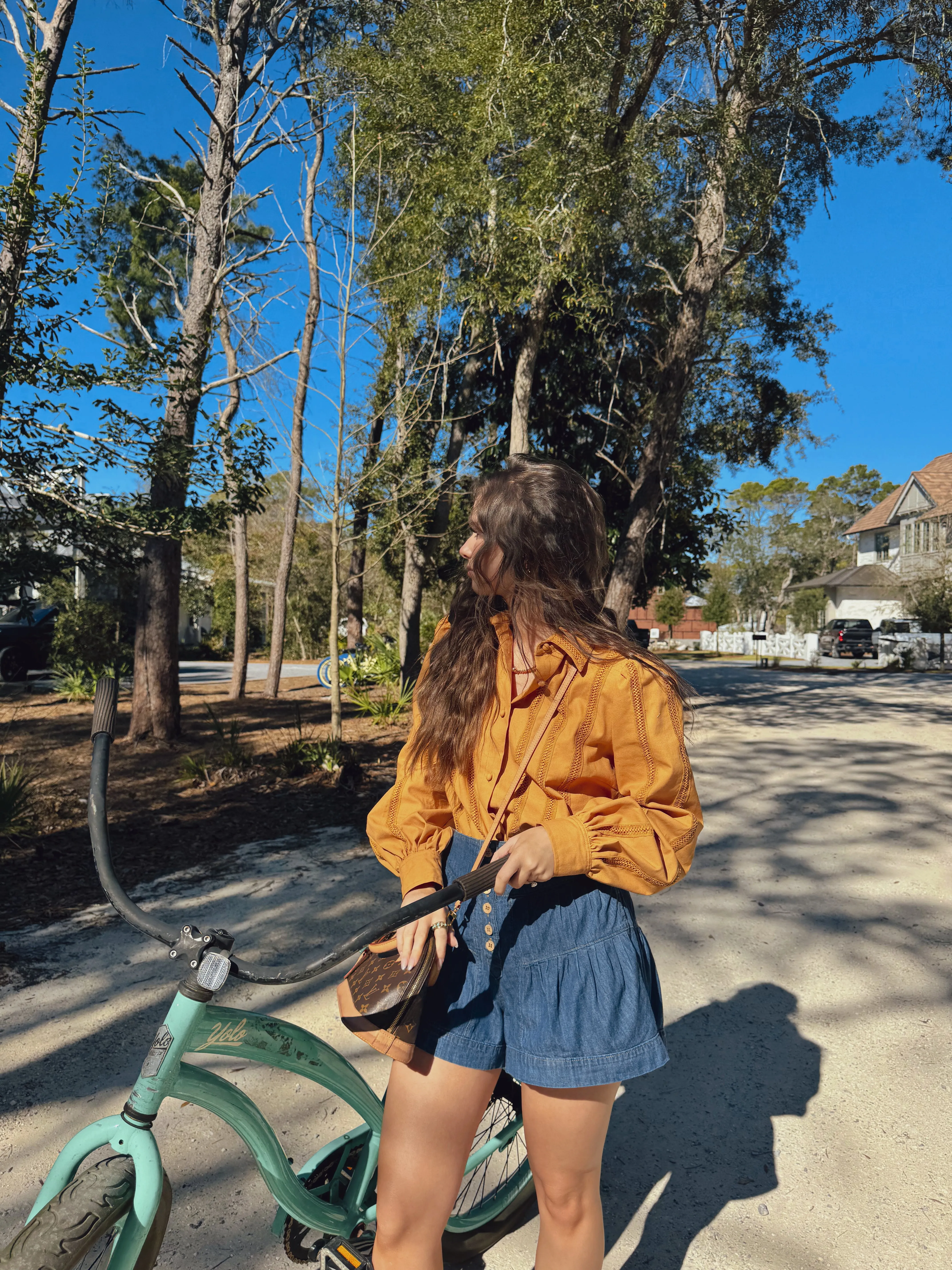 Maggie Dark Denim Shorts