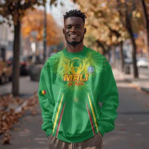 Mali Football Custom Sweatshirt Go Eagles - Green Color LT15