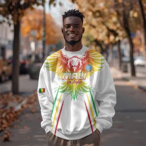 Mali Football Custom Sweatshirt Go Eagles - White Color LT15