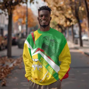 Mali Vulture Eagles Sweatshirt African Pattern Flag Color TS04