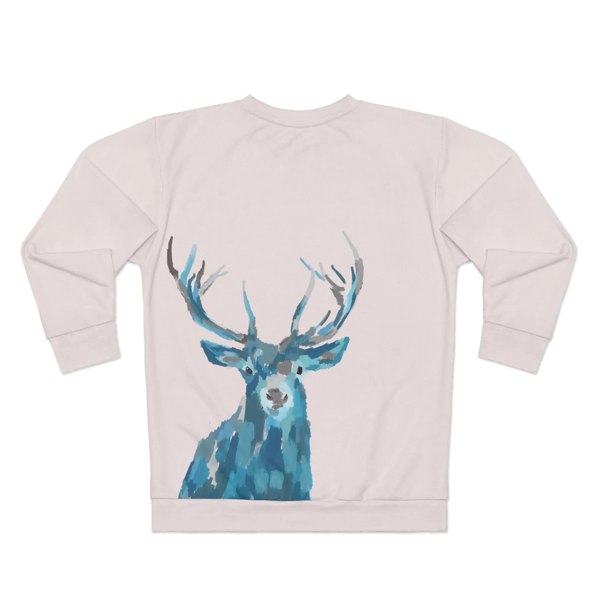 M&C Handpainted Stag Deer Unisex Sweatshirt