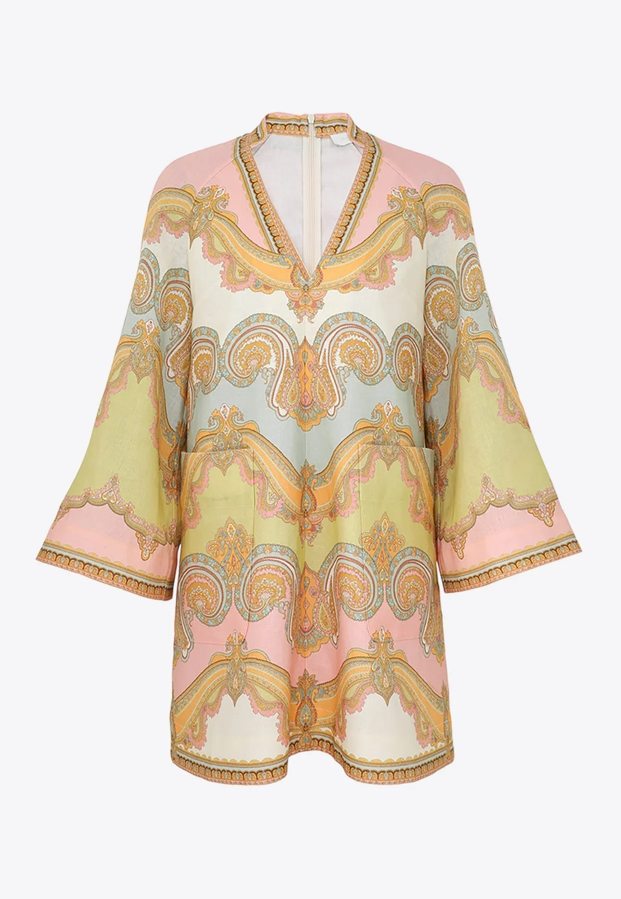 Maxine V-neck Mini Tunic Dress