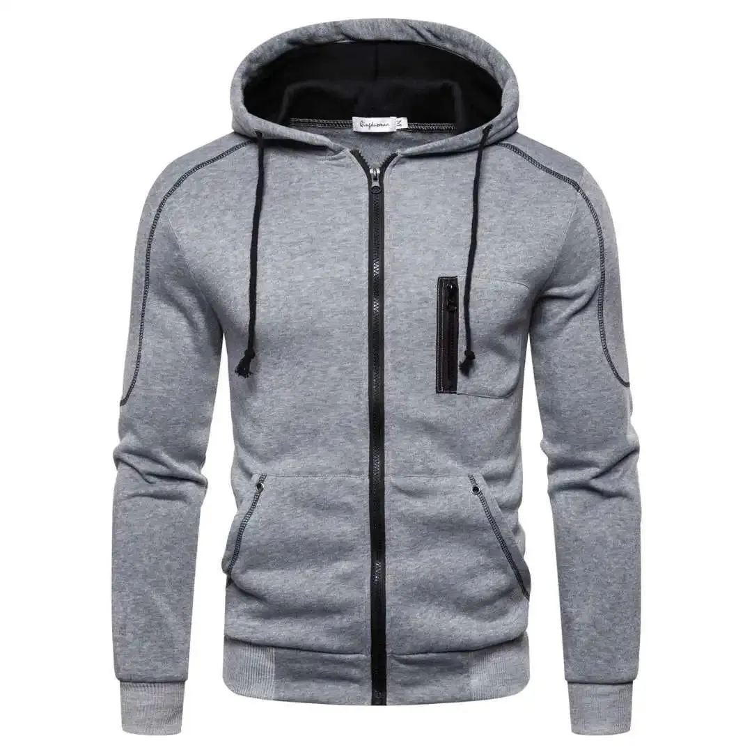 Men's Color Block Fleece Hoodie