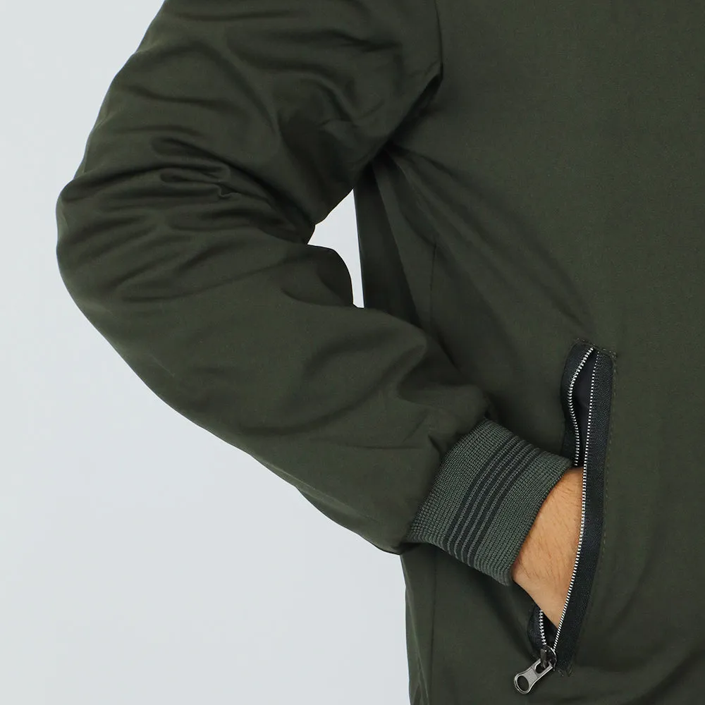 Men's Reversible Jacket - Dark Green